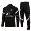 Paris Saint-Germain Ensemble Sweat d'Entraînement Quarter-Zip 22-23 Rose Clair Noir Pour Homme